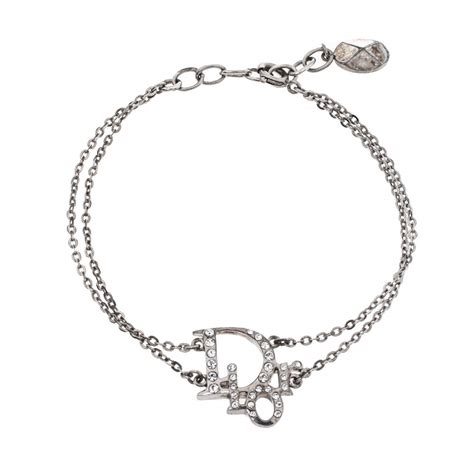 silver dior bracelet|real dior bracelets.